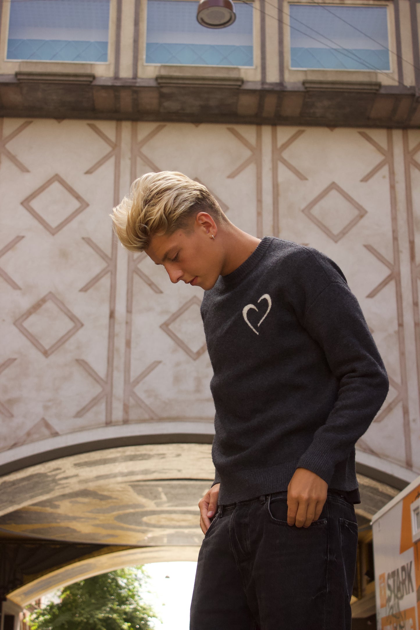 Merino Wool Sweater - Dark Grey