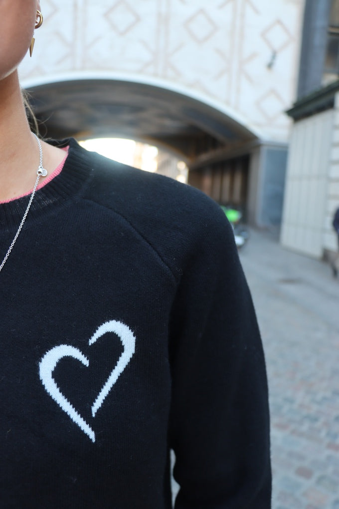 Soft Knit Striktrøje til Kvinder - Sort