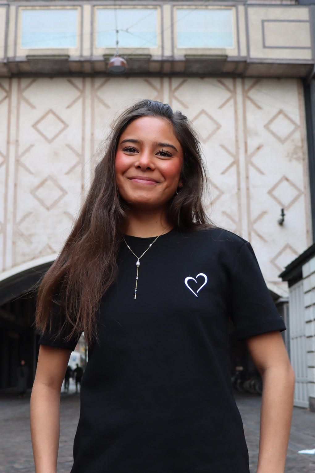 Black Heavyweight T Shirt for Women