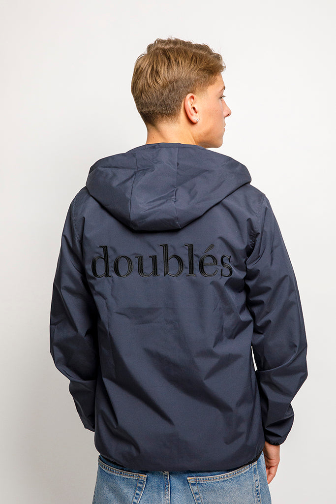 Windjacket with Back Logo - Dark Blue