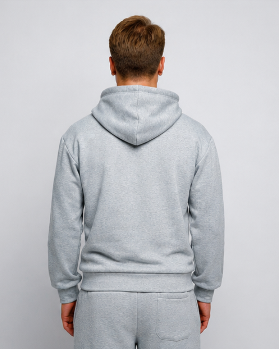 Blank Hoodie - Lysegrå