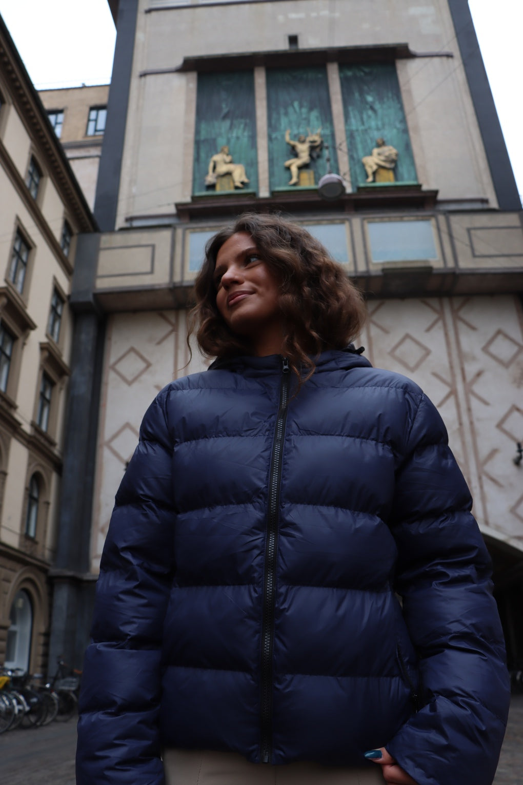 Glossy Fall Jacket - Black Heart