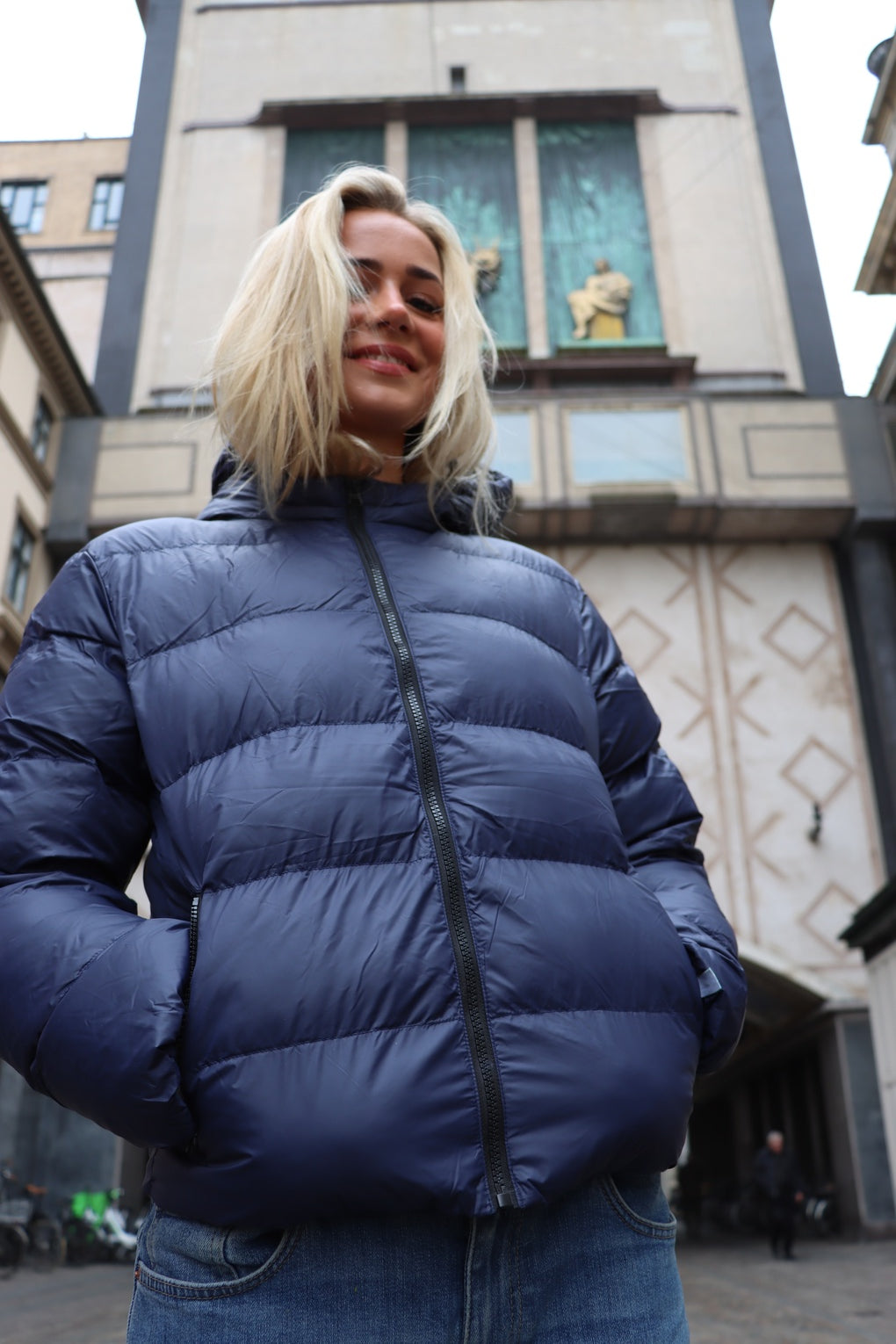 Glossy Efterårs Jakke - Rødt Hjerte