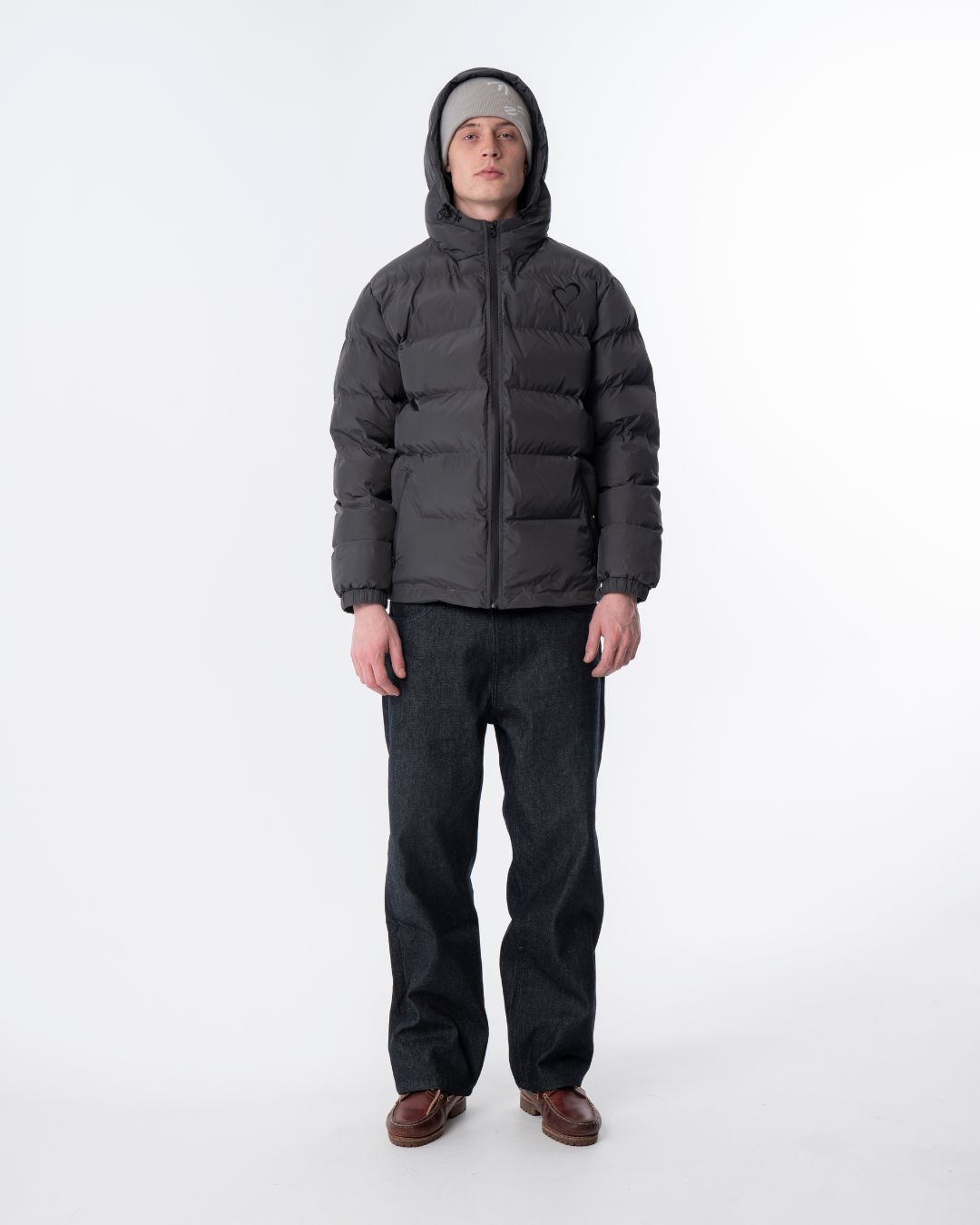 Springjacket with Heart - Grey