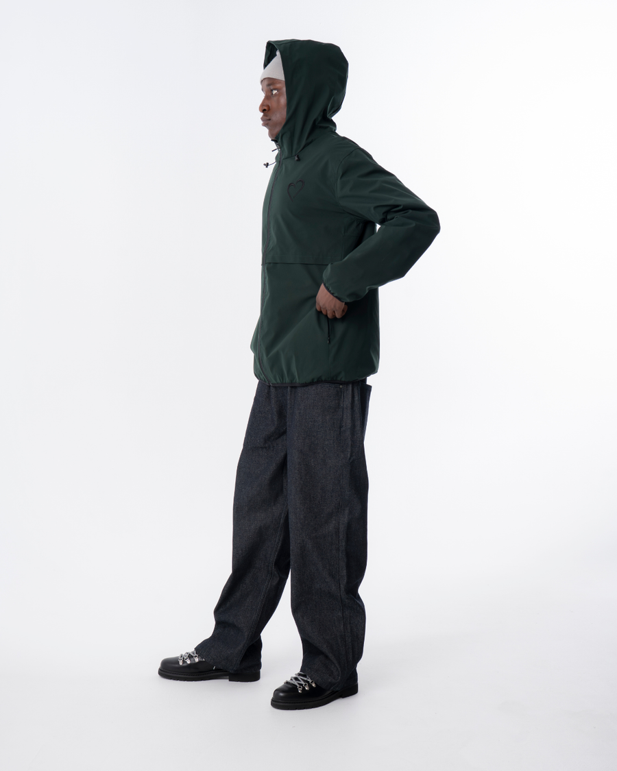 Windjacket with Heart - Green