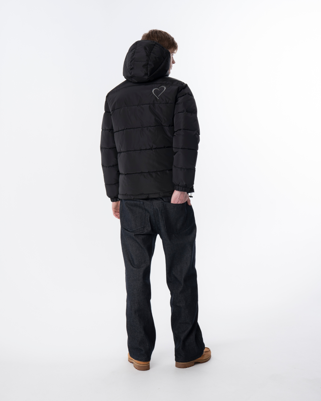 Springjacket with Heart - Black