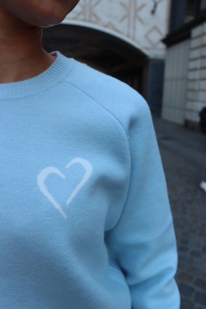 Soft Knit Striktrøje til Kvinder - Lyseblå