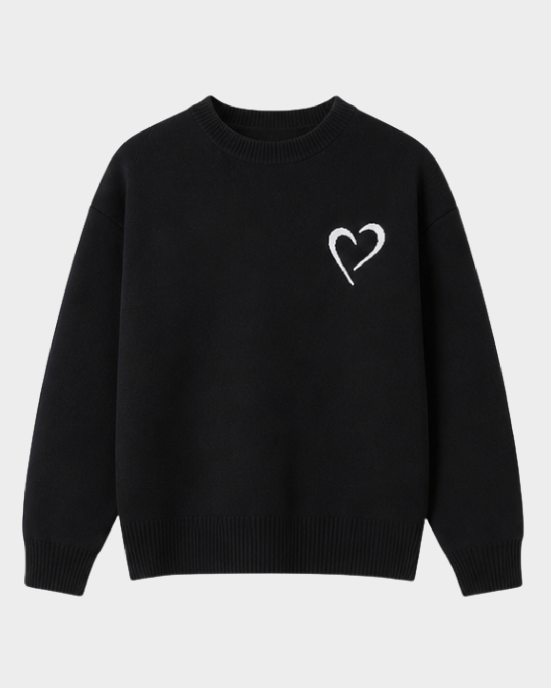 Soft Knit Sweater - Black
