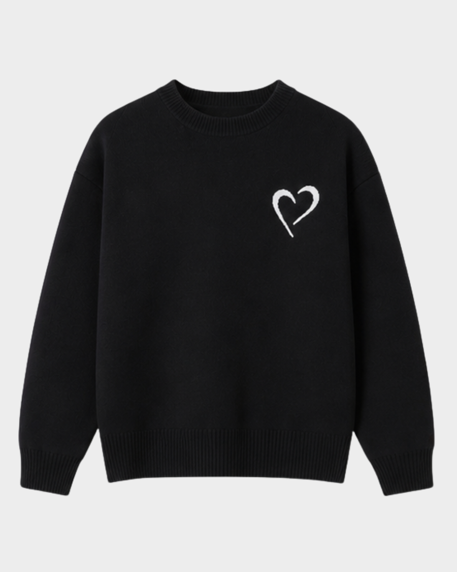 Soft Knit Sweater - Black