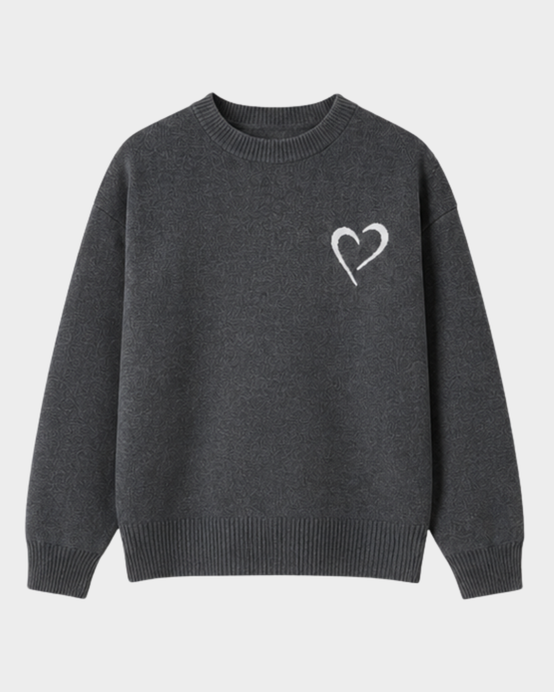 Soft Knit Sweater - Grey