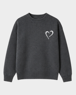 Soft Knit Striktrøje Grå