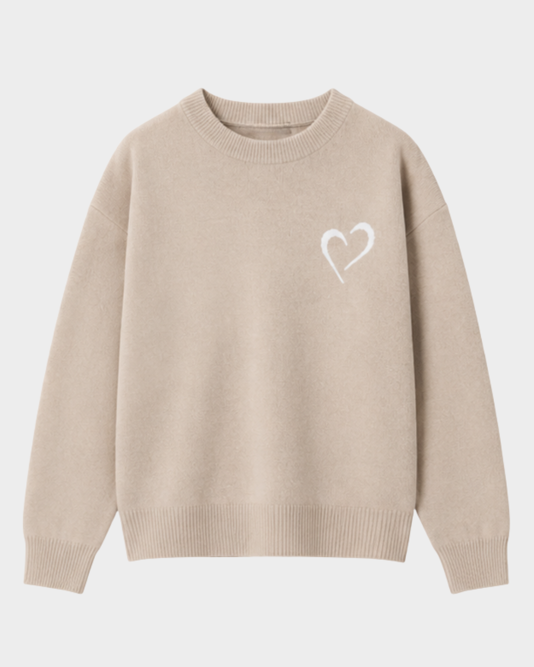 Soft Knit Sweater - Beige