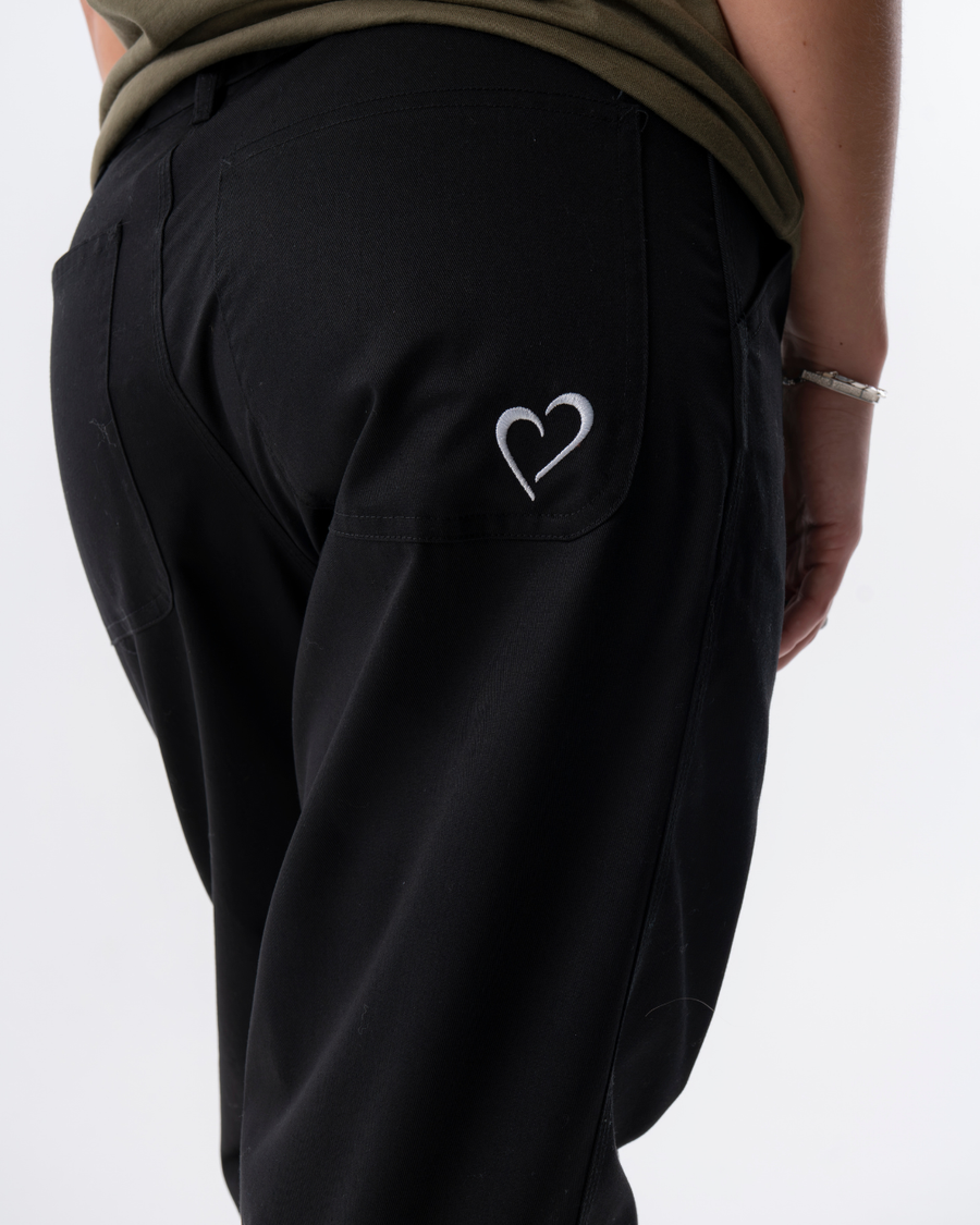 Womens Straight Jeans - Black