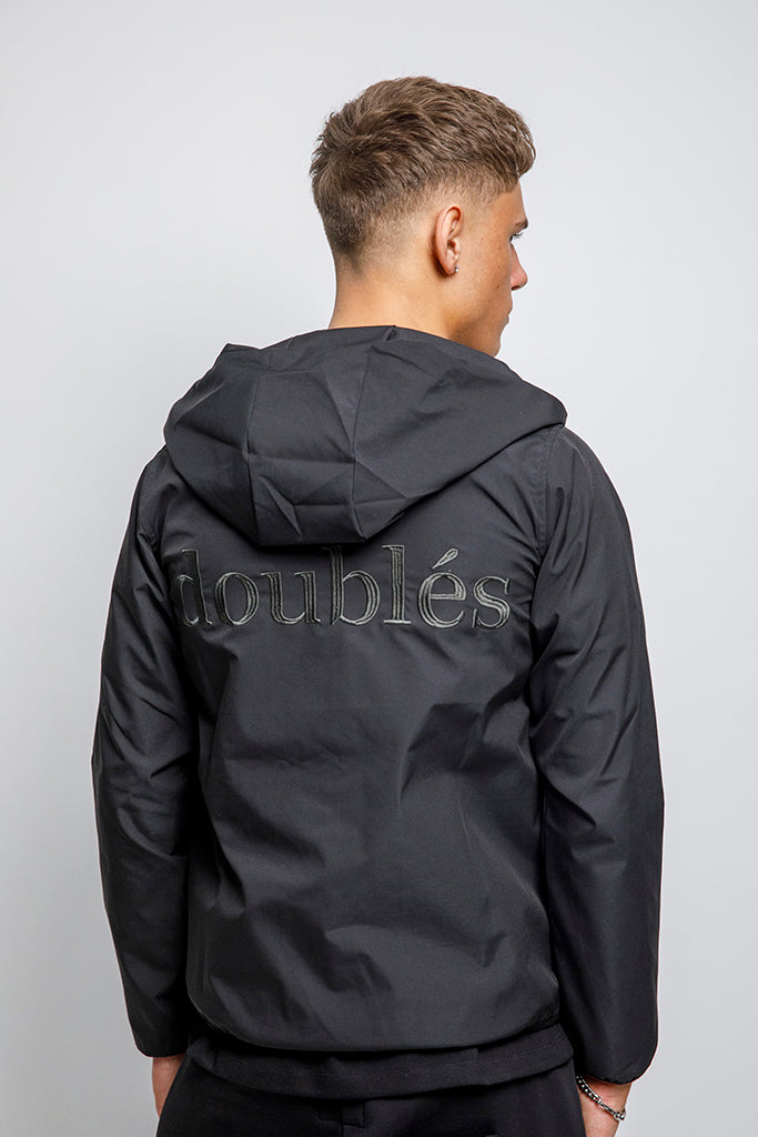 Windjacket with Back Logo - Black