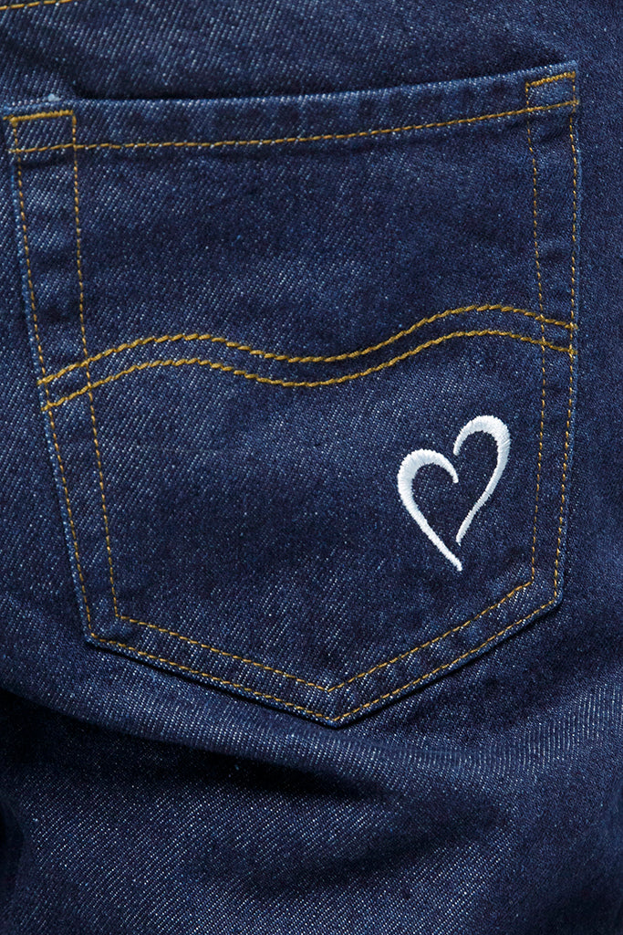 Denim Jeans Mørkeblå