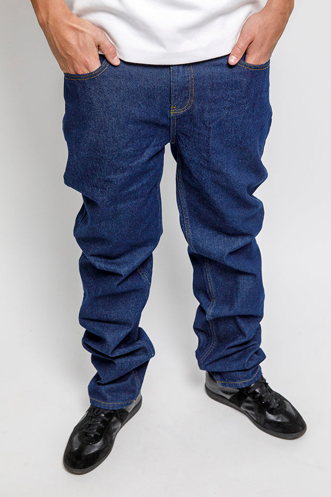 Denim Jeans Mørkeblå