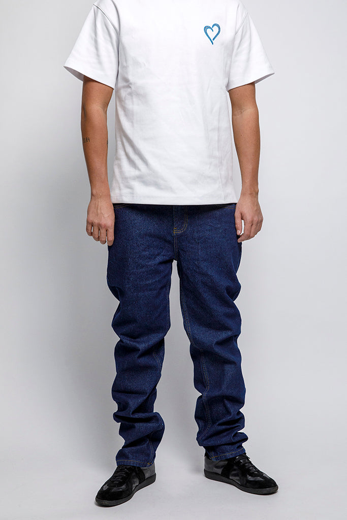 Denim Jeans Mørkeblå