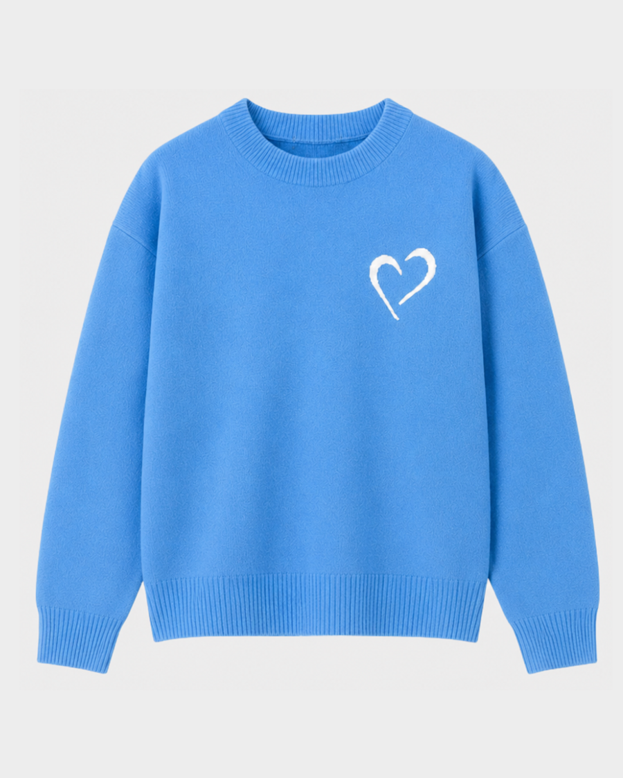 Womens Soft Knit Sweater - Blue