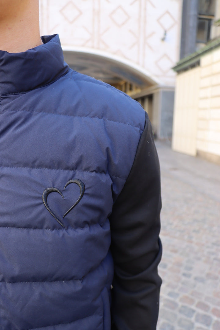 Spring Jacket Black Heart - Dark Blue