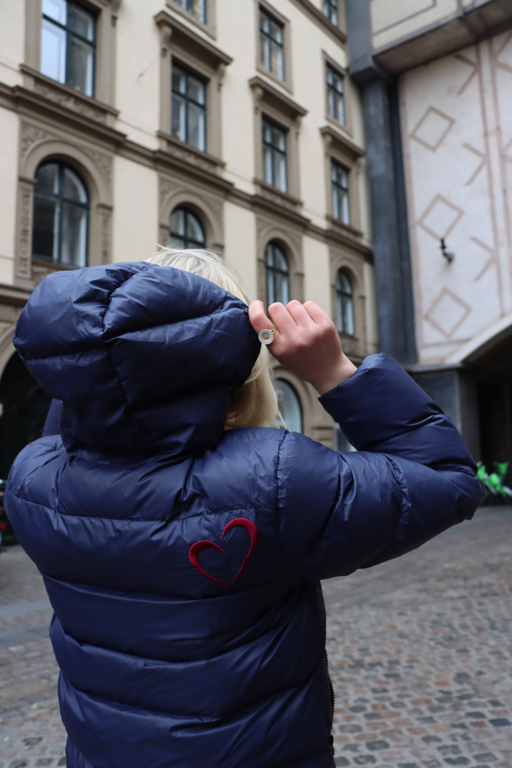 Glossy Spring Jacket - Red Heart