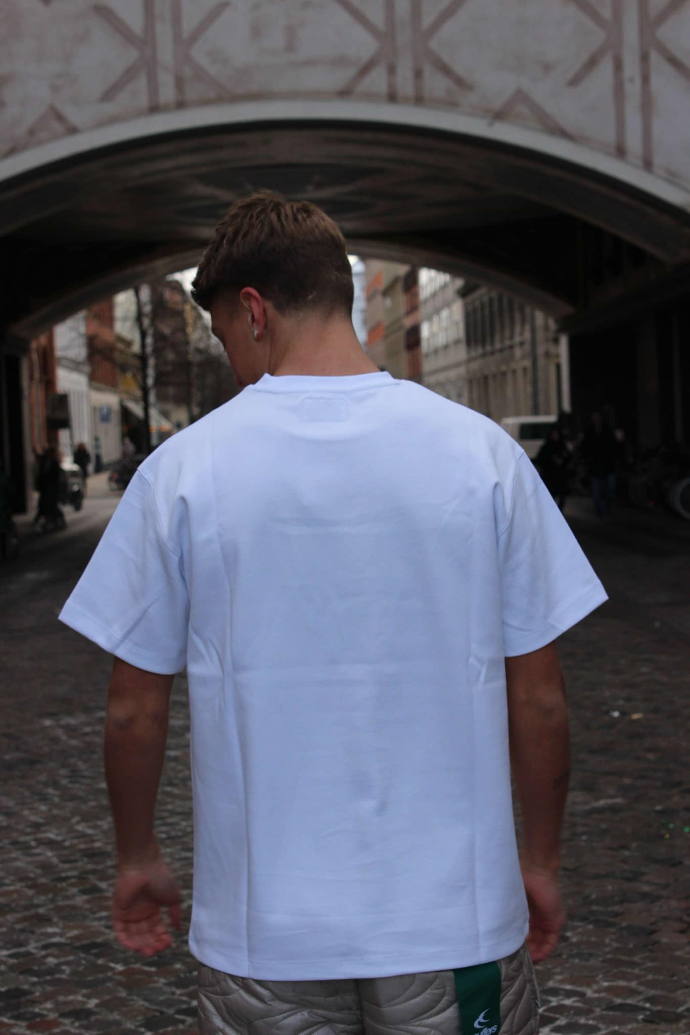 Heavyweight T-Shirt med Special Light Blue Logo