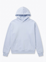 Blank Hoodie - Mint Blå