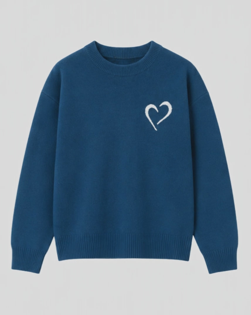 Soft Knit Sweater - Blue