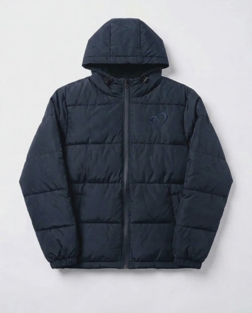 Springjacket with Heart - Dark Blue
